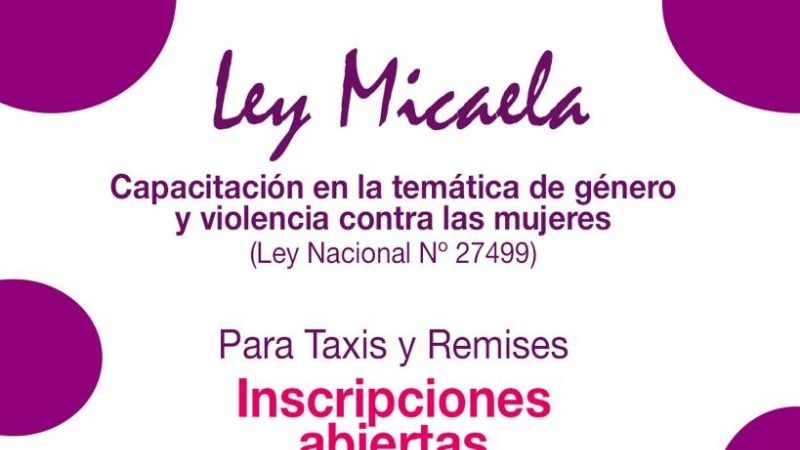 Ley Micaela para taxis y remises