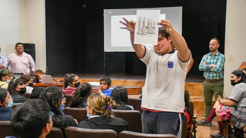 Junto a la ministra Centurión los Centros de Estudiantes de la Capital dijeron NUNCA MÁS