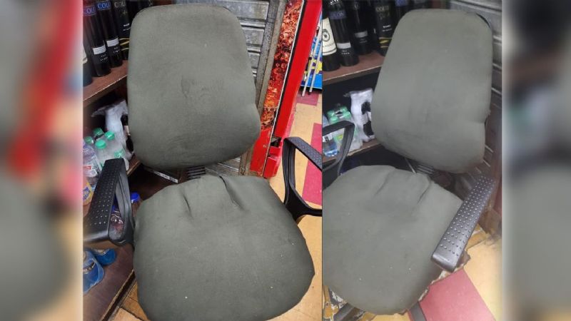 La imagen de Diego Maradona apareció en un kiosco de Recoleta