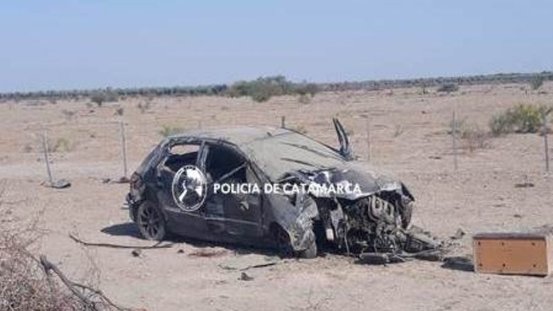 Otro vuelco en las rutas catamarqueñas