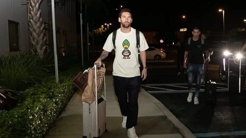 Messi ya está en EE.UU. con la Selección Argentina