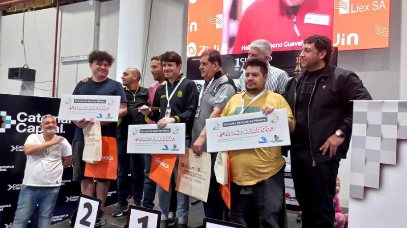 Exitosa 1ra. Fecha del Circuito de Ajedrez Minero en Catamarca