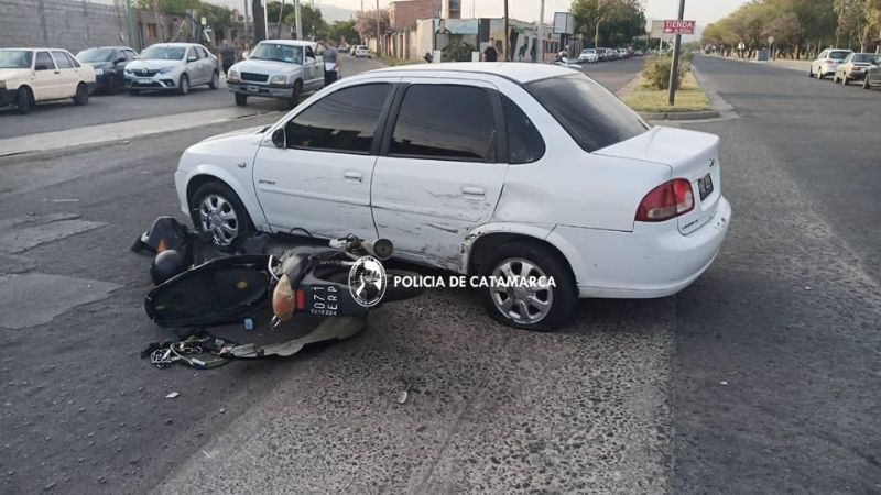 Siniestro vial en el Norte Capital