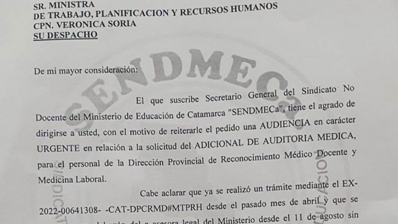 Médicos piden un adicional