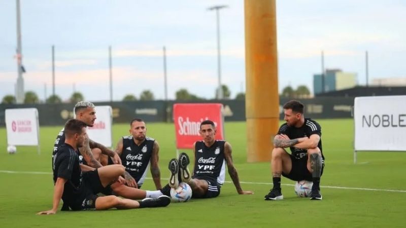 Argentina empezó a entrenar para los amistosos en EE.UU.