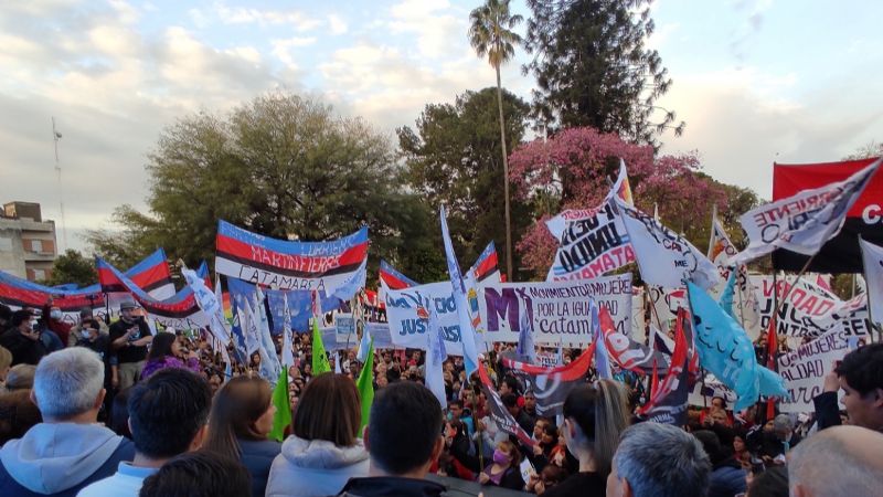 Manifestación de repudio al intento de magnicidio contra CFK