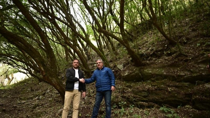 Jalil y Cabandié recorrieron la zona del Bosque de Arrayanes