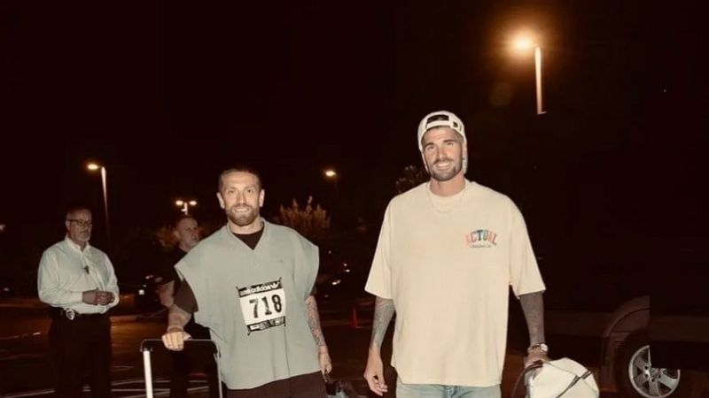 De Paul y Papu Gómez con la cábala de sus vestimentas