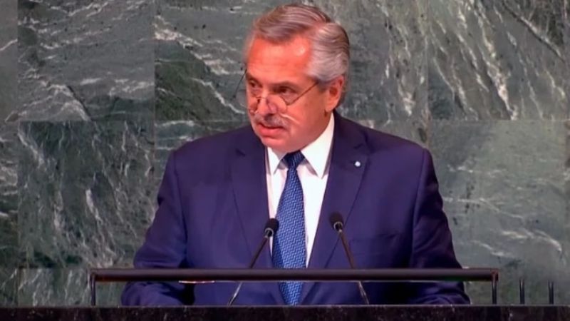Fernández pidió en las Naciones Unidas levantar “los bloqueos” a Cuba y Venezuela