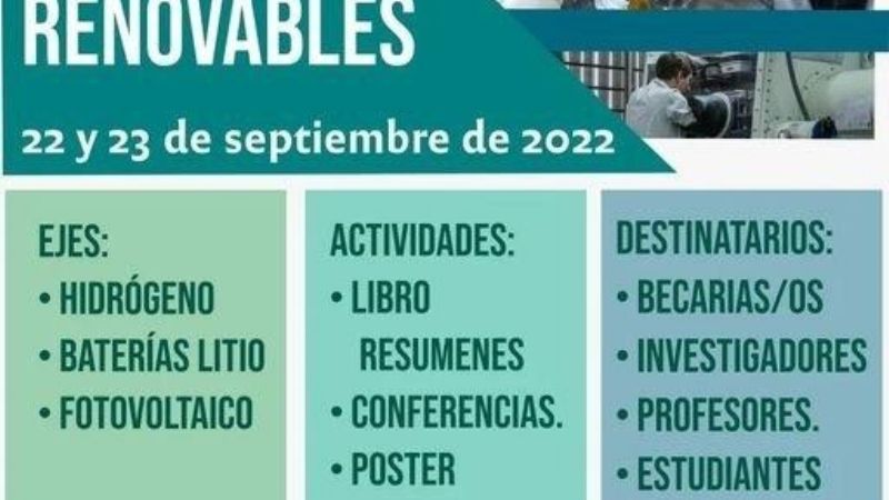 Workshop en Energías Renovables en la Facultad de Ciencias Exactas