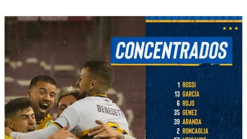 Diez bajas y 13 pibes, en la lista de Boca a Mendoza
