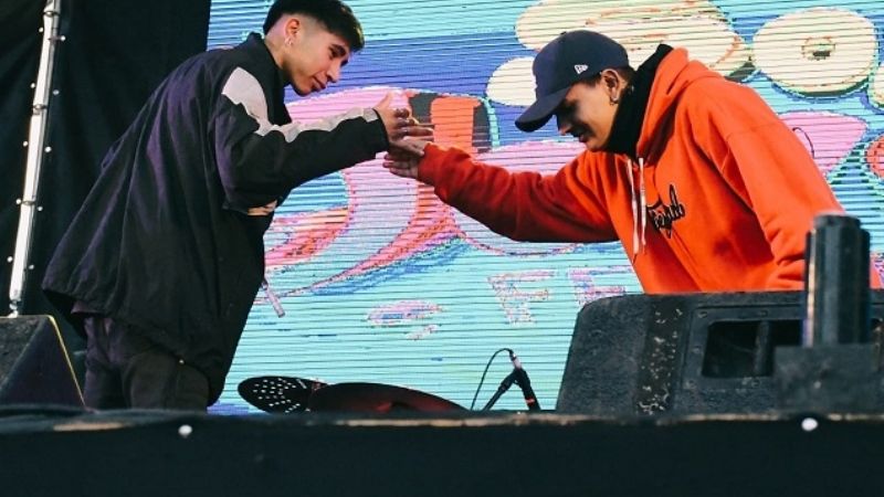 El frío y la lluvia no detuvieron los festejos en Valle Viejo