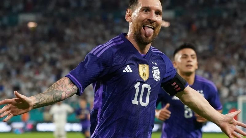 Argentina goleó con Messi y nuevas alternativas