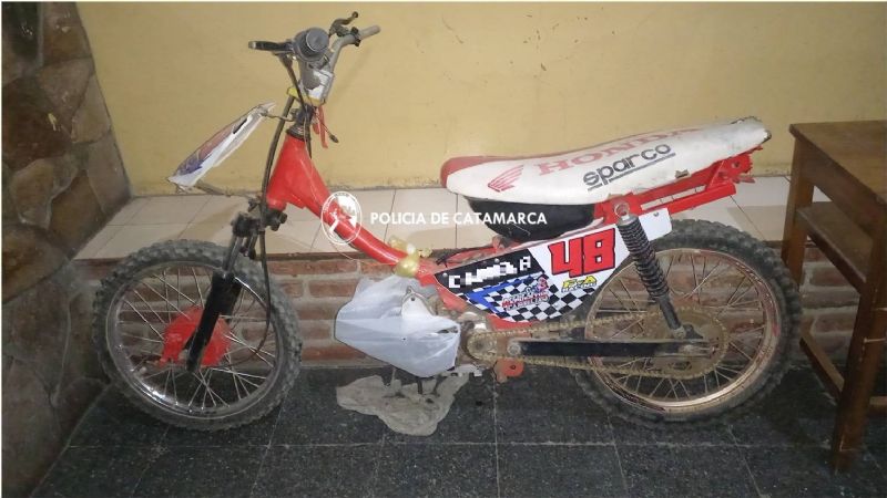 Secuestraron una moto