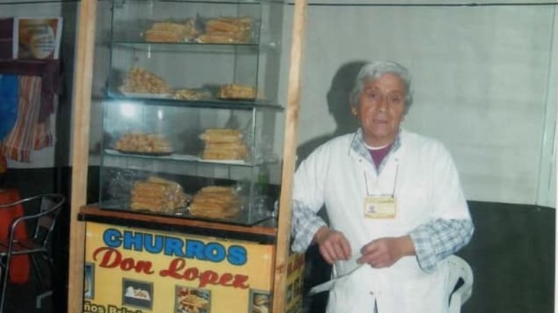 Luis Alberto López, el churrero