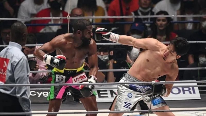 Floyd Mayweather volvió a ganar en Japón