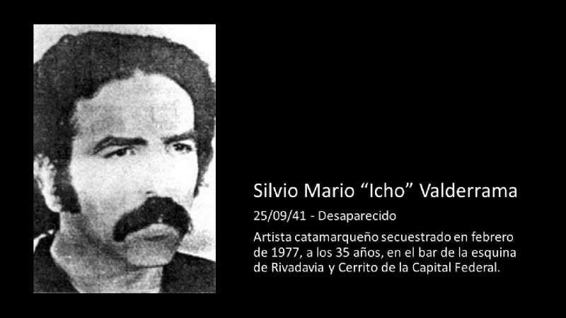 Homenaje a “Icho” Valderrama, el artista catamarqueño desaparecido
