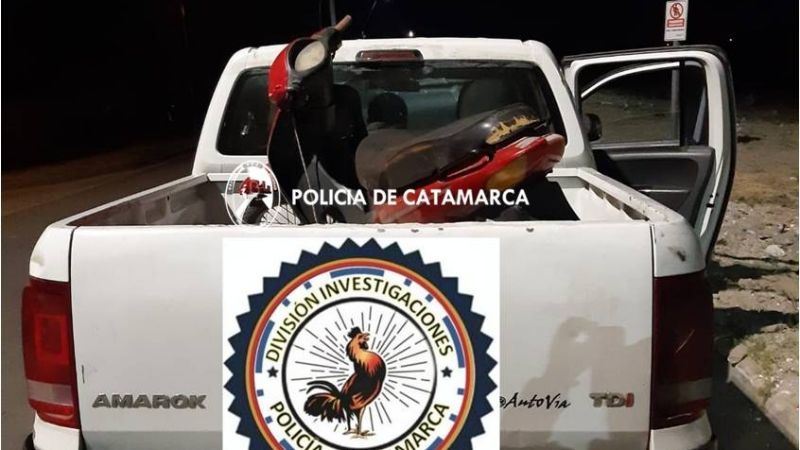 Recuperaron una motocicleta sustraída