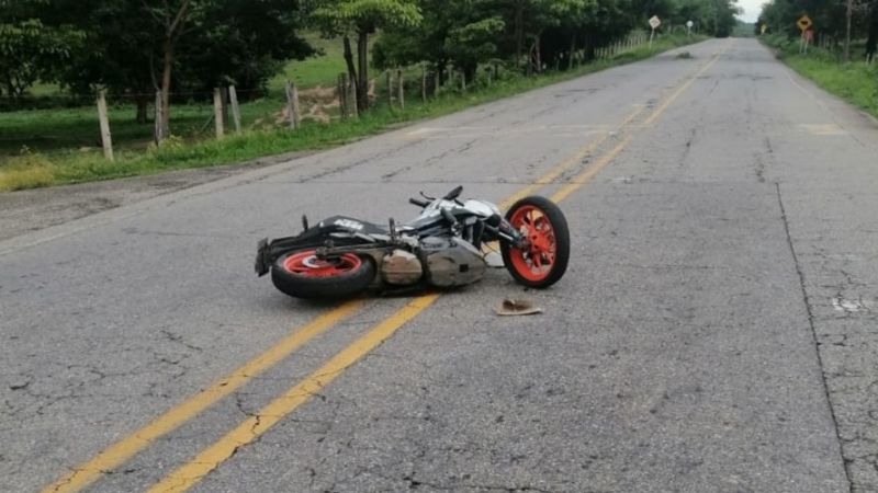 El Rodeo: un motociclista resultó herido