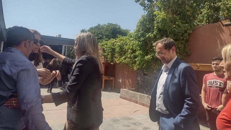 Dolor en la sede de ATECA en el velorio de sus autoridades