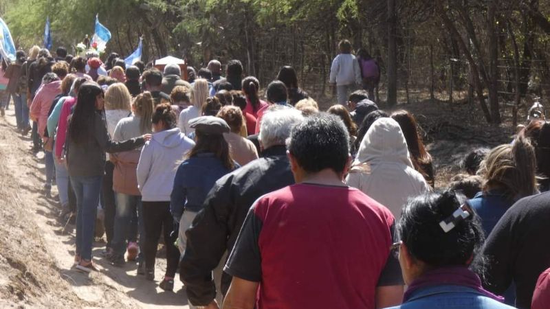 Celebraron a la Virgen de La Merced en Las Esquinas