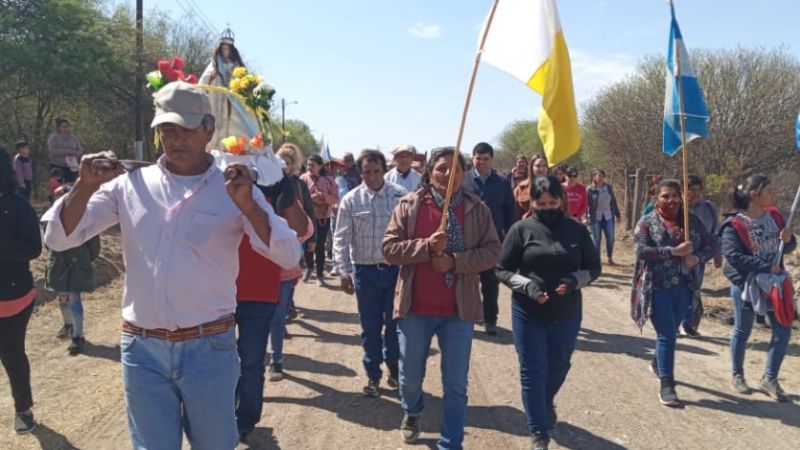 Celebraron a la Virgen de La Merced en Las Esquinas