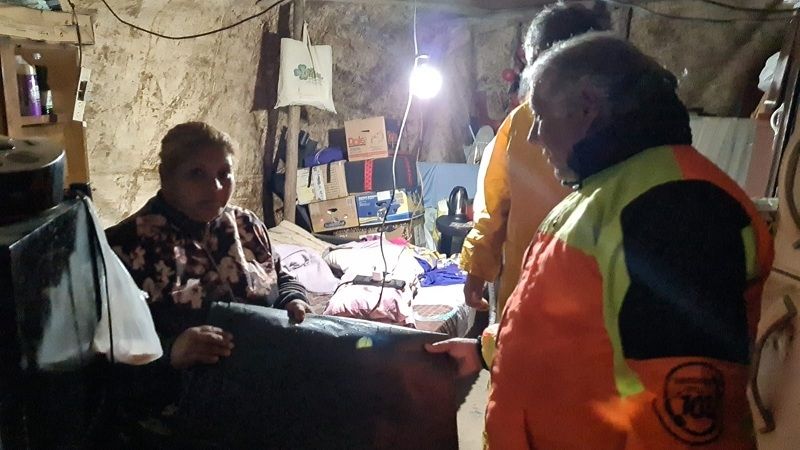 Lluvias: asistieron a 217 familias