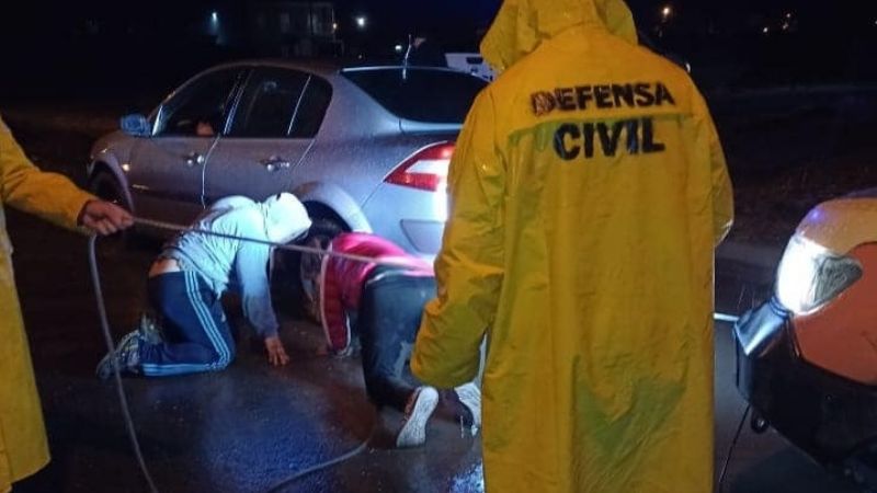 Lluvias: asistieron a 217 familias