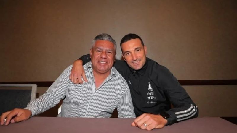 Tapia confirmó la continuidad de Scaloni en la Selección