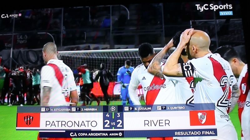 Patronato eliminó a River de la Copa Argentina