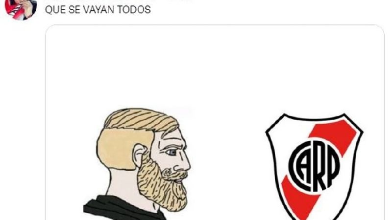 Las redes “atendieron” la eliminación de River