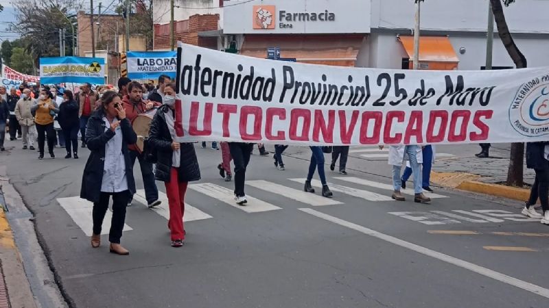 Se manifestaron APROSCA, y ATE Salud va a conciliación