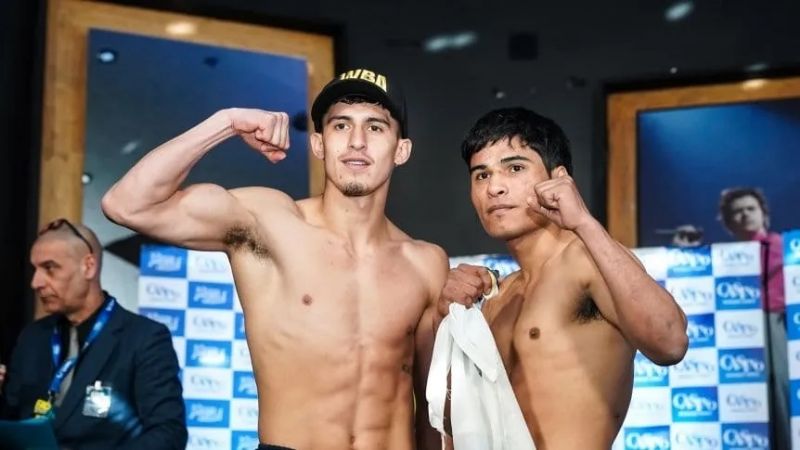 Josué Agüero ante el santiagueño Gallo, en Bs. As.