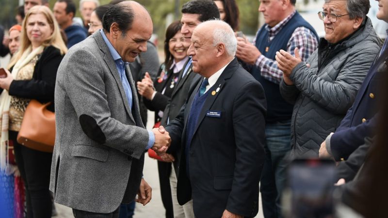 Inauguración del monolito del Rotary Club Internacional