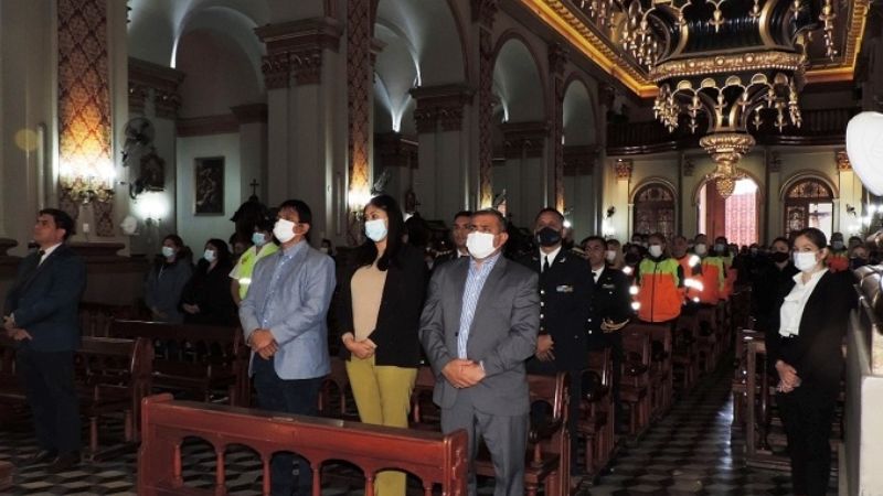 Ámbitos de la Salud y la Seguridad, en la acción de gracias a la Madre