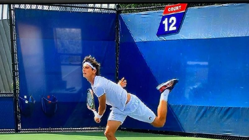“Manu” La Serna ganó y avanzó en el US Open.