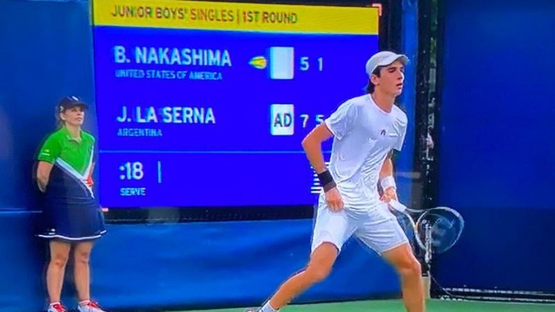 “Manu” La Serna ganó y avanzó en el US Open.