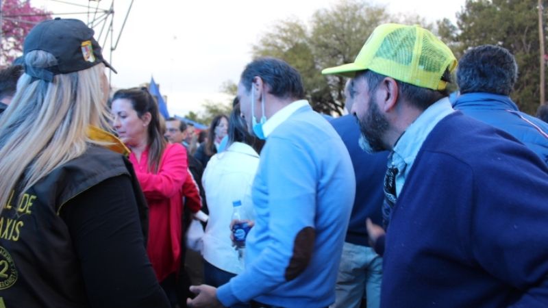 Destacaron el trabajo coordinado con los taxistas durante el Festival de Colectividades