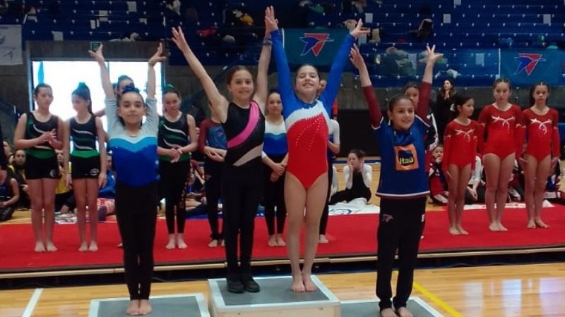 14 podios del Club Gimnasia Catamarca en Uruguay