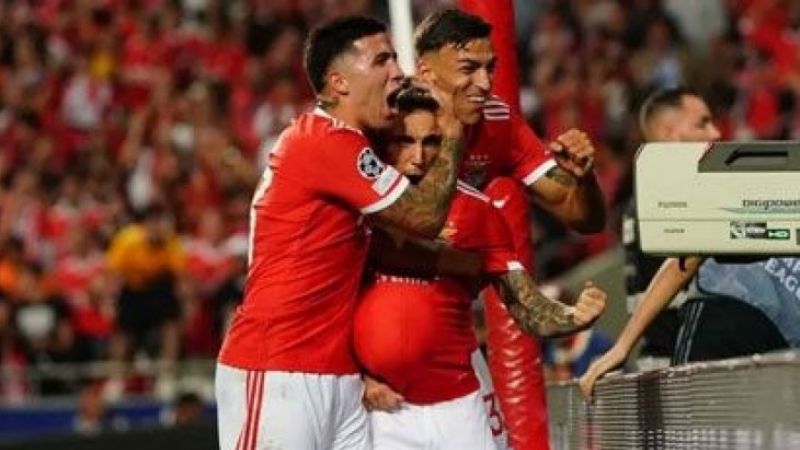 Messi, Julián, Otamendi y Enzo festejaron en la Champions