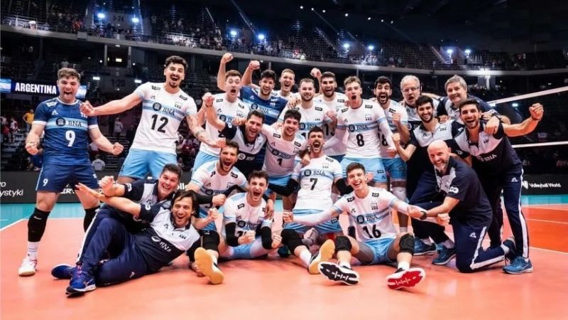 Argentina a los 4tos. de final del Mundial de Vóley