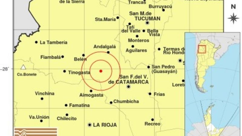 Temblor en el Oeste