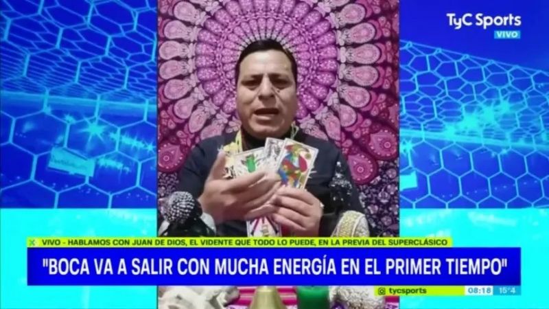 Tarotista famoso “vio” que “River gana de suerte”