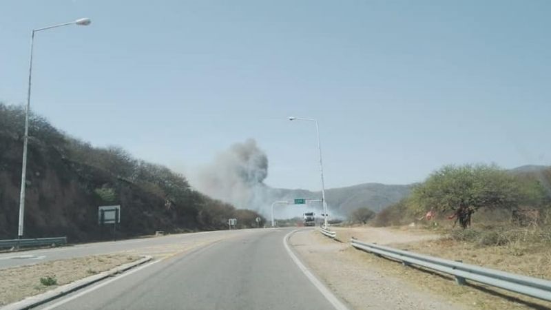 Nuevo foco de incendio en Paclín