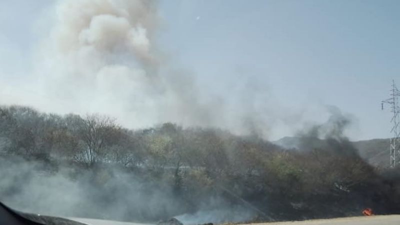 Nuevo foco de incendio en Paclín