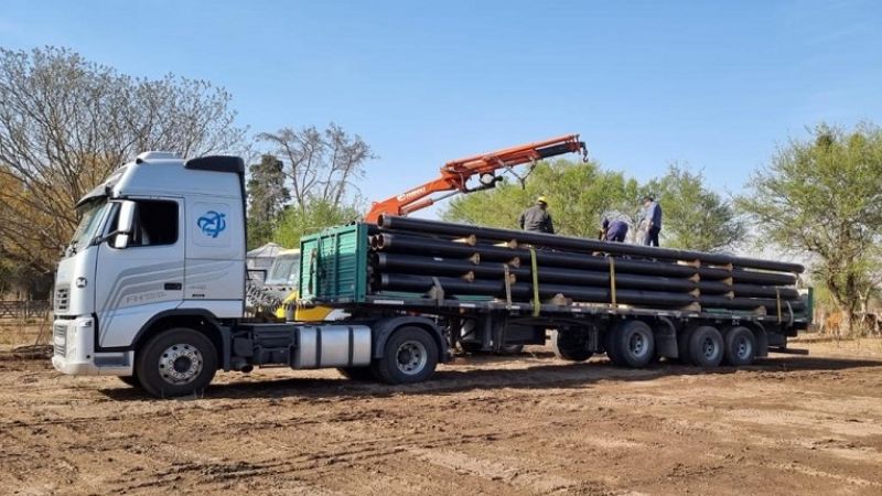 Avanza la obra Gasoducto Lavalle -Catamarca