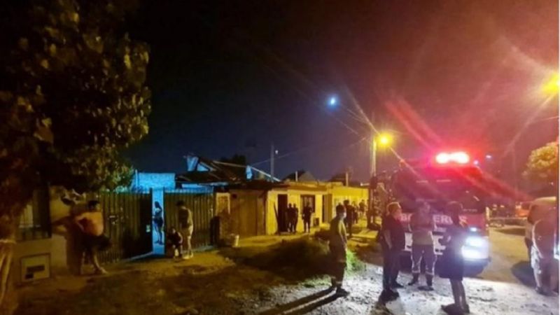 Se cayó el techo de una casa y cuatro hermanitos murieron aplastados