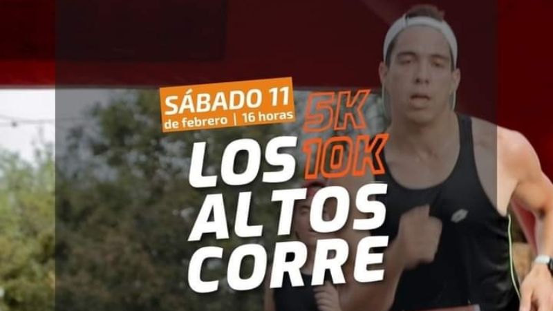 Anunciaron “Los Altos Corre” para el 11 de febrero