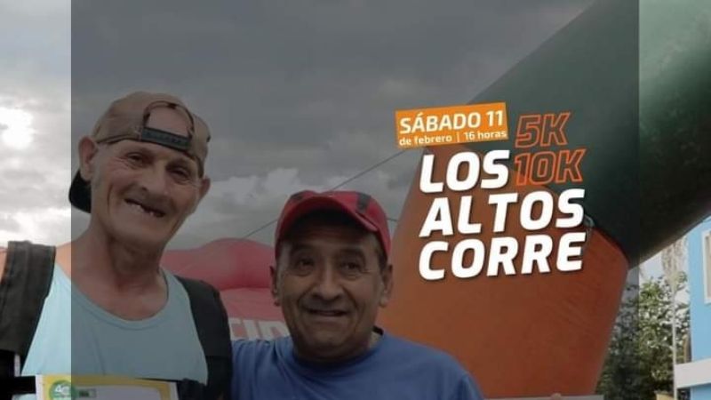 Anunciaron “Los Altos Corre” para el 11 de febrero