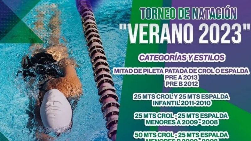 Se vienen los Encuentros de Natación “Verano 2023”